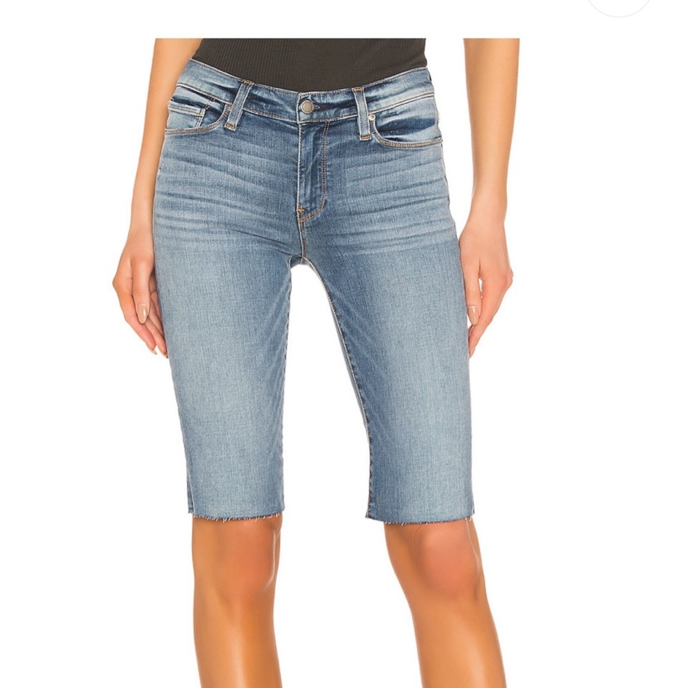 NWT! Hudson Amelia Knee Shorts Raw Hem Sz 24